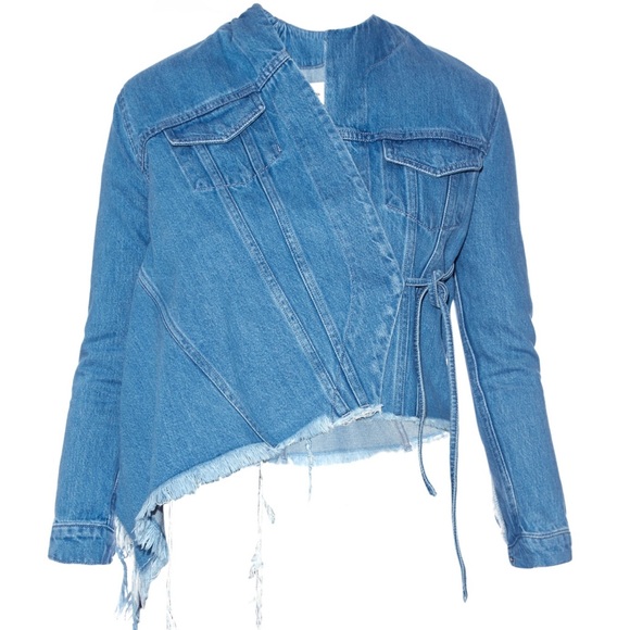 Marques' Almeida Jackets & Blazers - Blue Denim Jean Jacket